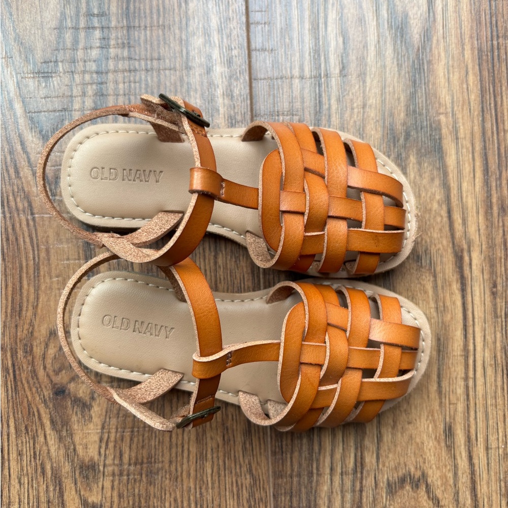 Old Navy Kids Brown Woven Sandals